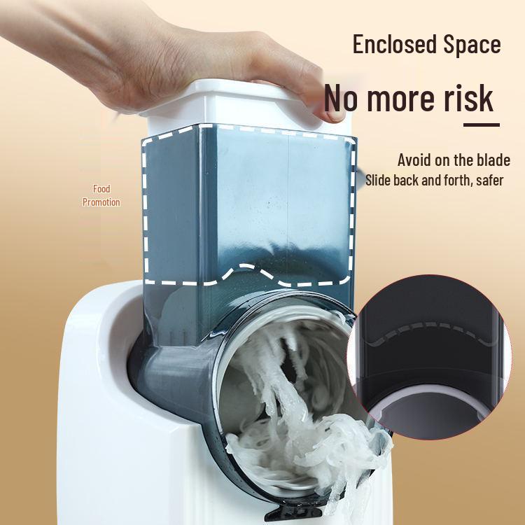 Многофункциональная электрическая овощерезка и слайсер - Кухонный измельчитель и терка