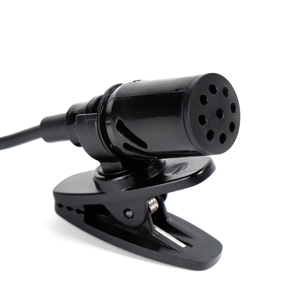 Collar Audio Wired 3.5mm Jack Recording Teaching Lavalier Condenser Mic Clip-On Lapel Microphone