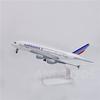 Декор комнаты 20 см Миниатюрный самолет A380 Металл Масштаб 1/400 Самолет Авиалиний Air France Сплав Модель Литой Авиационный Коллекционный