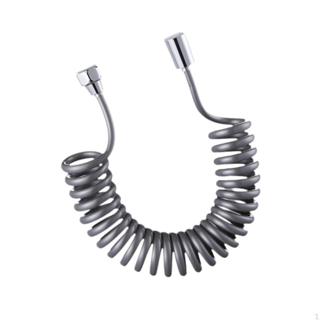 Adjustable Handheld Shower Hose with Spring Design