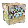 Handmade DIY Tulips Cube Mirror Lamp Soft Glow Easy To Install Romantic Tulips Flower Night Light Desktop Decoration