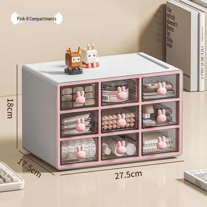 Cartoon Rabbit Desktop Storage Box