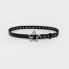 Hip Hop Gothic Leather Belt Punk Pin Buckle Waistband Fashion Waist Band  For Women Man