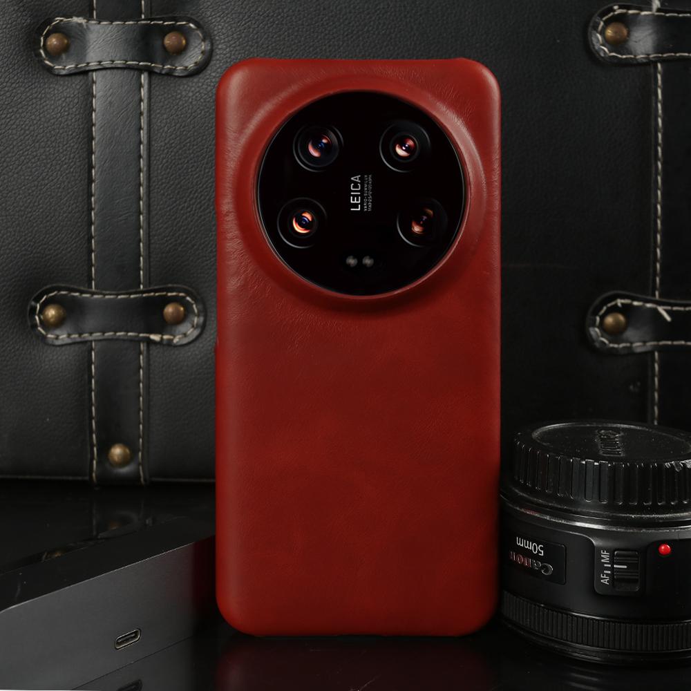 Премиальный Чехол из Натуральной Коровьей Кожи Для Xiaomi 17 Ultra Mi13 15TPro12T 13T 11T С Рисунком Масляной Воск Настоящая Кожа Защитный Чехол