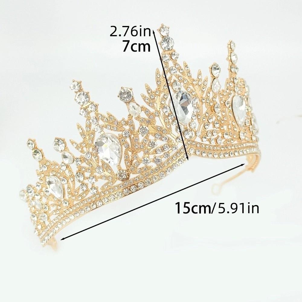 Украшения для волос Барочные Королевские Тиары Роскошная Корона Принцессы Изысканный Свадебный Головной Убор для Женщин Девушек