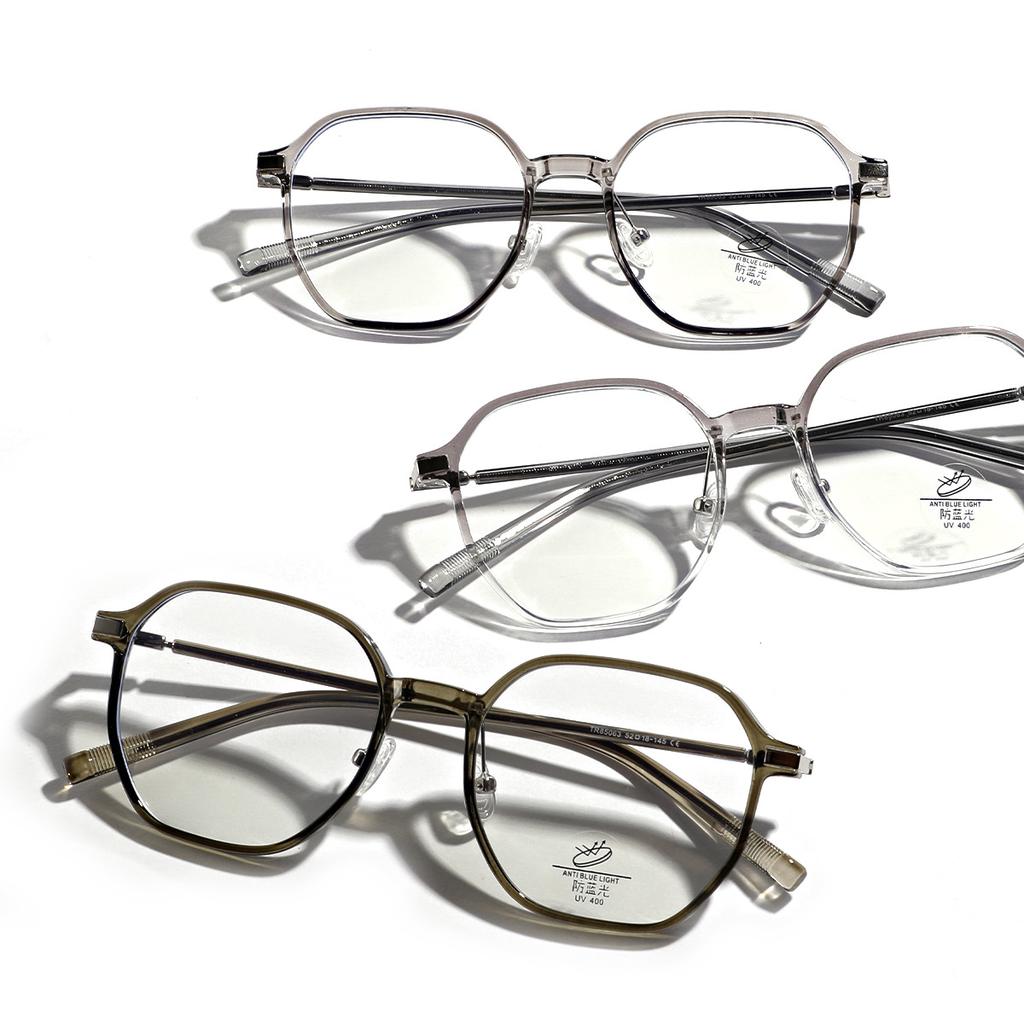 Очки Tr90 квадратные универсальные ретро литературные плоские зеркальные мужские коричневые простые оправы женские