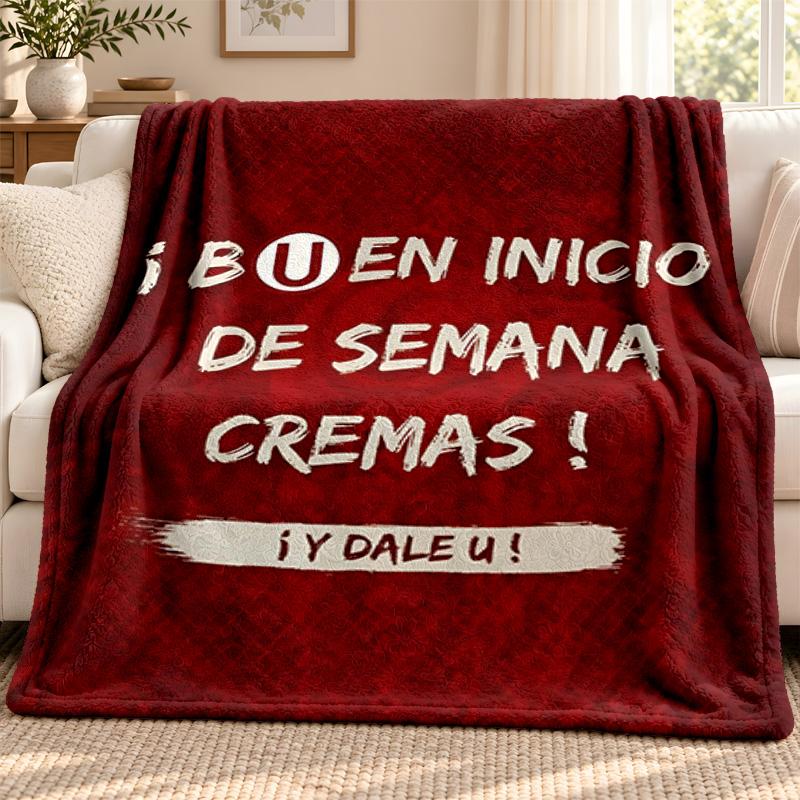 Club Universitario de Deportes blanket Flannel Blanket Soft Cozy Plush Throw for Sofa Bed Lightweight Home Decoration Outdoor camping