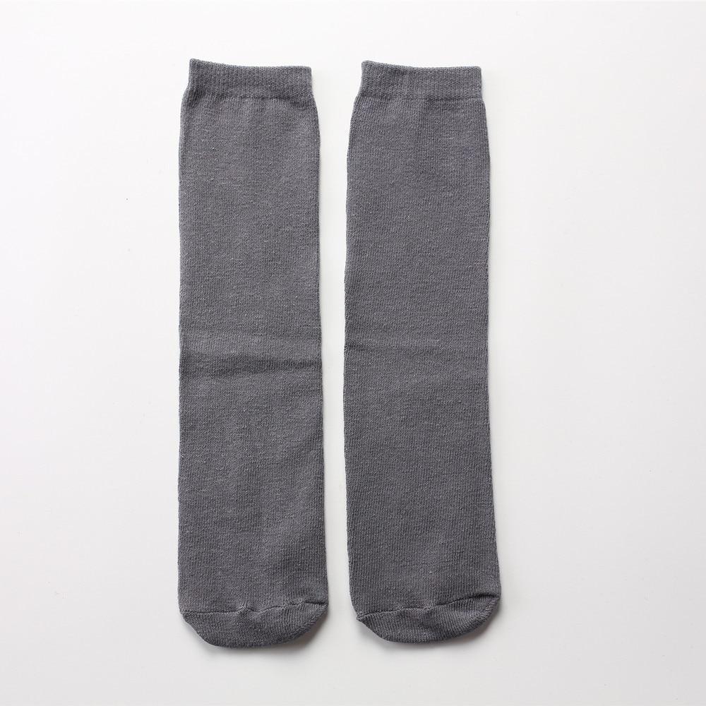 New Kids Cotton Breathable Stockings Candy Color Children Middle Tube Knee High Socks Girls Students Socks Free Size 30cm