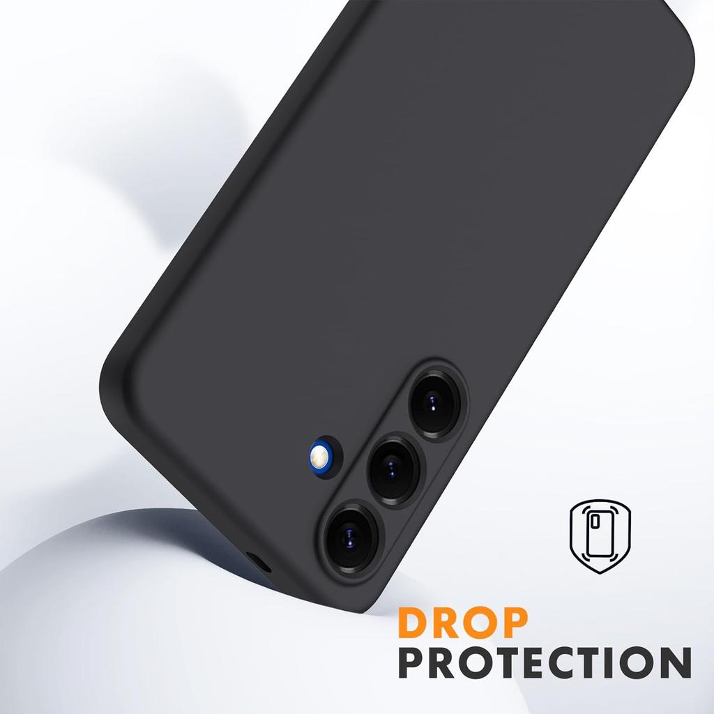Жидкий силиконовый чехол для Samsung Galaxy S25 S25Plus S25+ S25 Ultra S24 Жидкий силиконовый чехол для всего корпуса, защитный чехол для камеры, силиконовый чехол