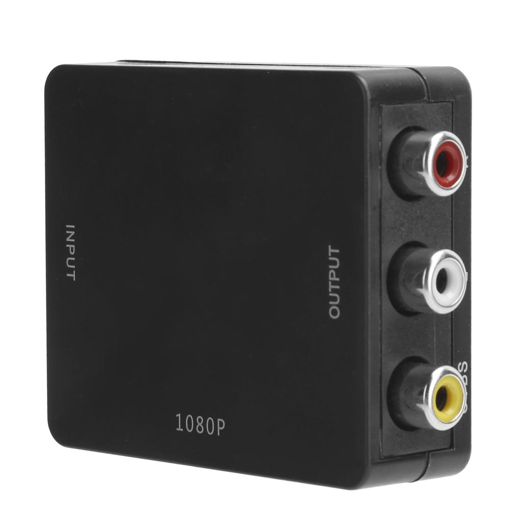 Интерфейс мультимедиа высокой четкости в AV-конвертер без драйвера Видео адаптер 1080PЧерный