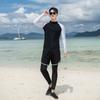 UV Protection Long Sleeve Rash Guard Set Women Men - Quick Dry Swimwear Beach Vacation Snorkeling Water Sports