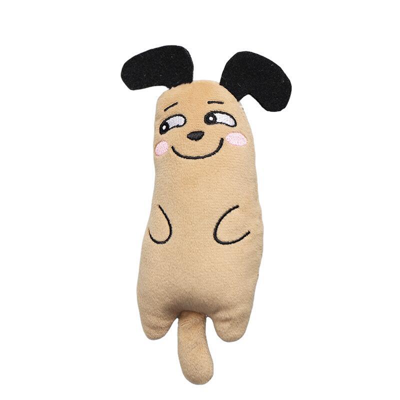Pet toys cute and fun interactive plush toys molar catnip kitten chewing mouse pet accessories