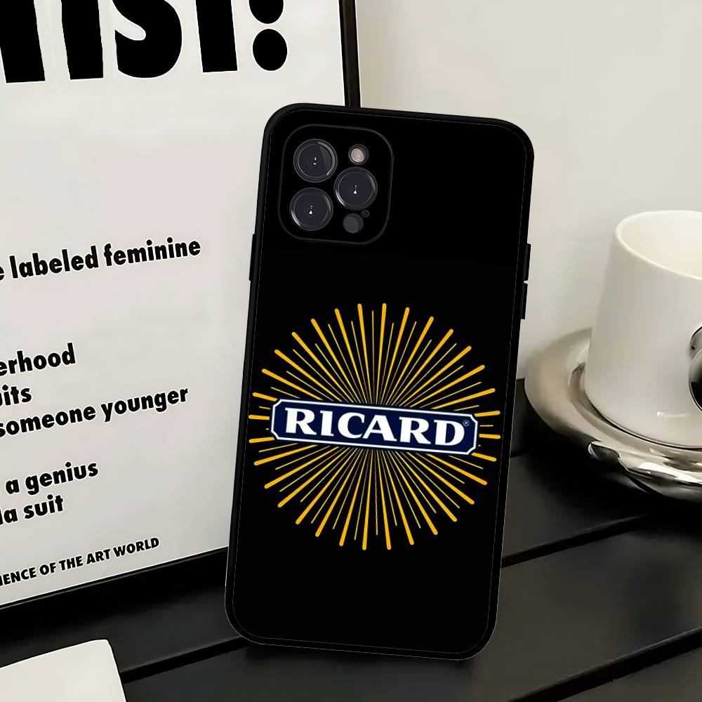 R-RICARDs A-Alcohol Phone Case For IPhone 17 16 Pro Max 15 14 13 12 11 Plus 16E Soft Cover