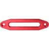 10 Inch Billet Polished Aluminum Bolt-Pattern Hawse Fairlead Synthetic Winch 8000-15000 LBs For ATV/UTV Rope Cable (Anodized Red, 10'')
