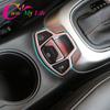Color My Life Car Interior Center Console Handbrake Button Cover Trim Sticker for Jeep Compass 2017- Renegade 2015