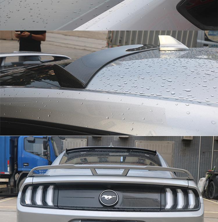 Заднее крыло из углеволокна, спойлер на крышу для Ford Mustang 15-23 - Безударная установка