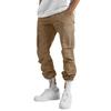 Men Cargo Pants Drawstring Waist Casual Trousers Multi-Pocket Loose Joggers Athletic Trousers for Daily Wear Exercise Street