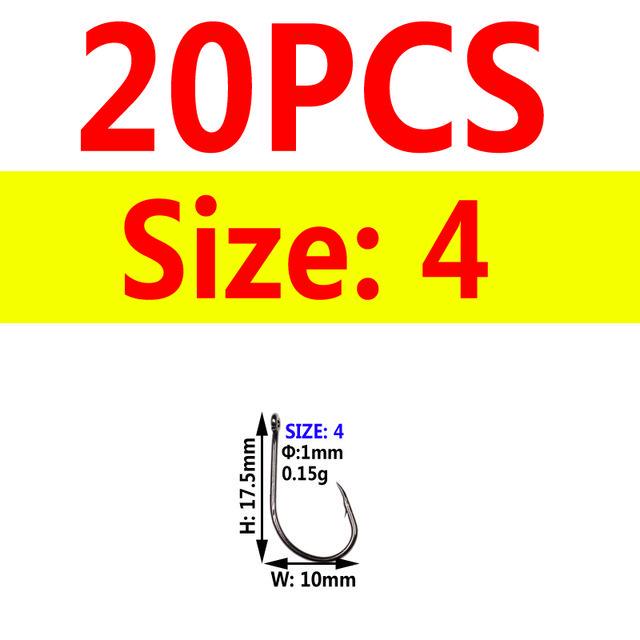 Рыболовные крючки Bimoo, 1 упаковка, 3 шт., безупречные рыболовные крючки O'shaughnessy, острые крючки с колючками для пресноводной рыбалки в соленой воде