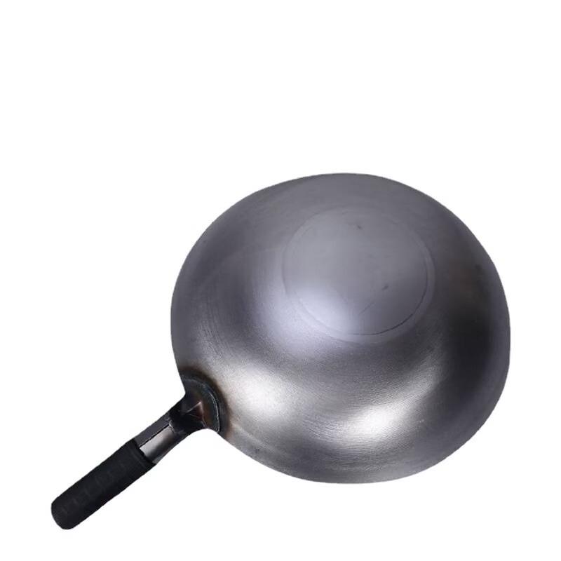 Каменный вок ChefQi 80 см с двумя ручками