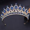 Waterdrop Crystal Bride Headwear Bridal Crown for Wedding Birthday Princess Queen Tiaras and Crown Hair Jewelry Head Ornaments