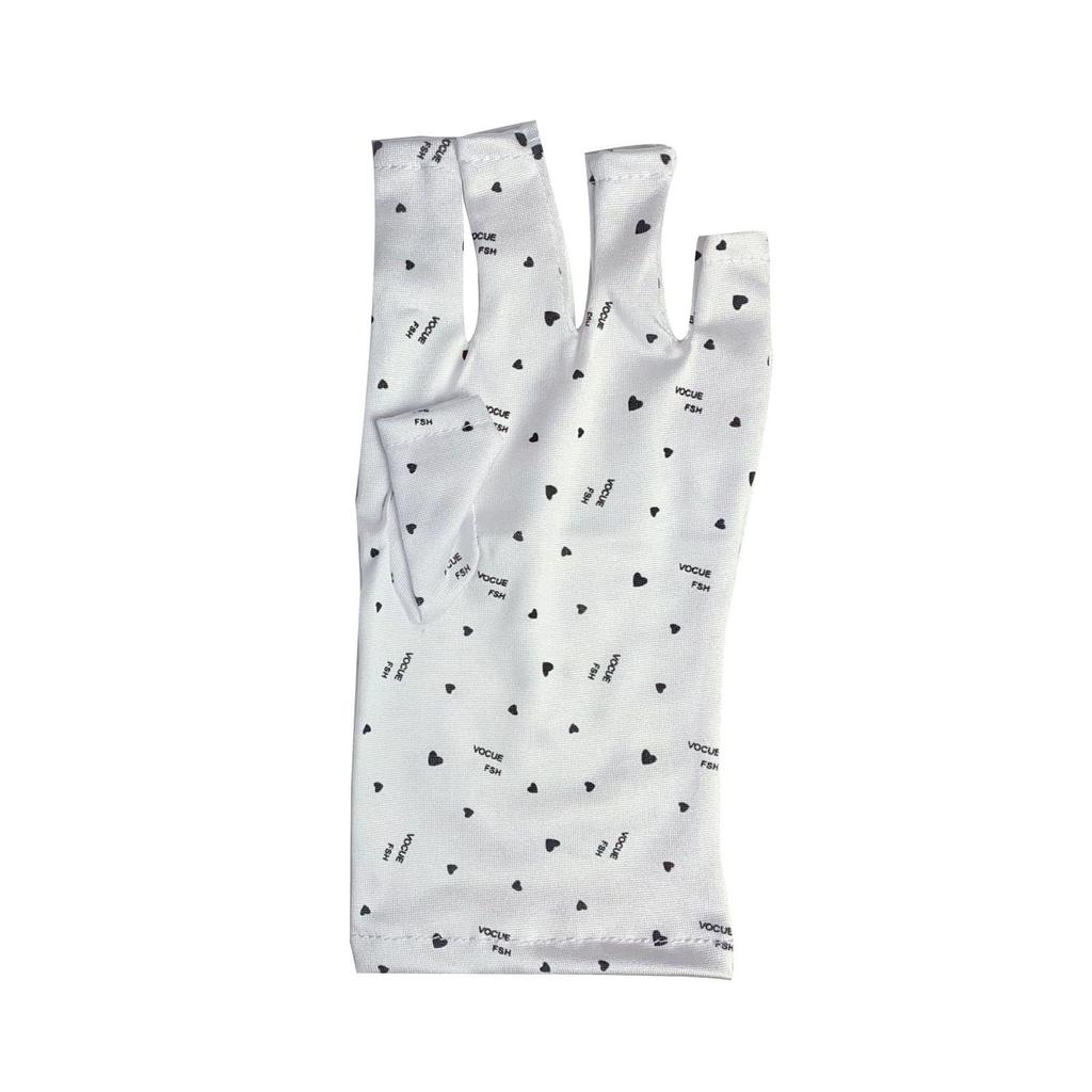 Женские перчатки без пальцев Защита от ультрафиолетовых лучей Маникюрный салон Гель-лампа для ногтей Инструмент