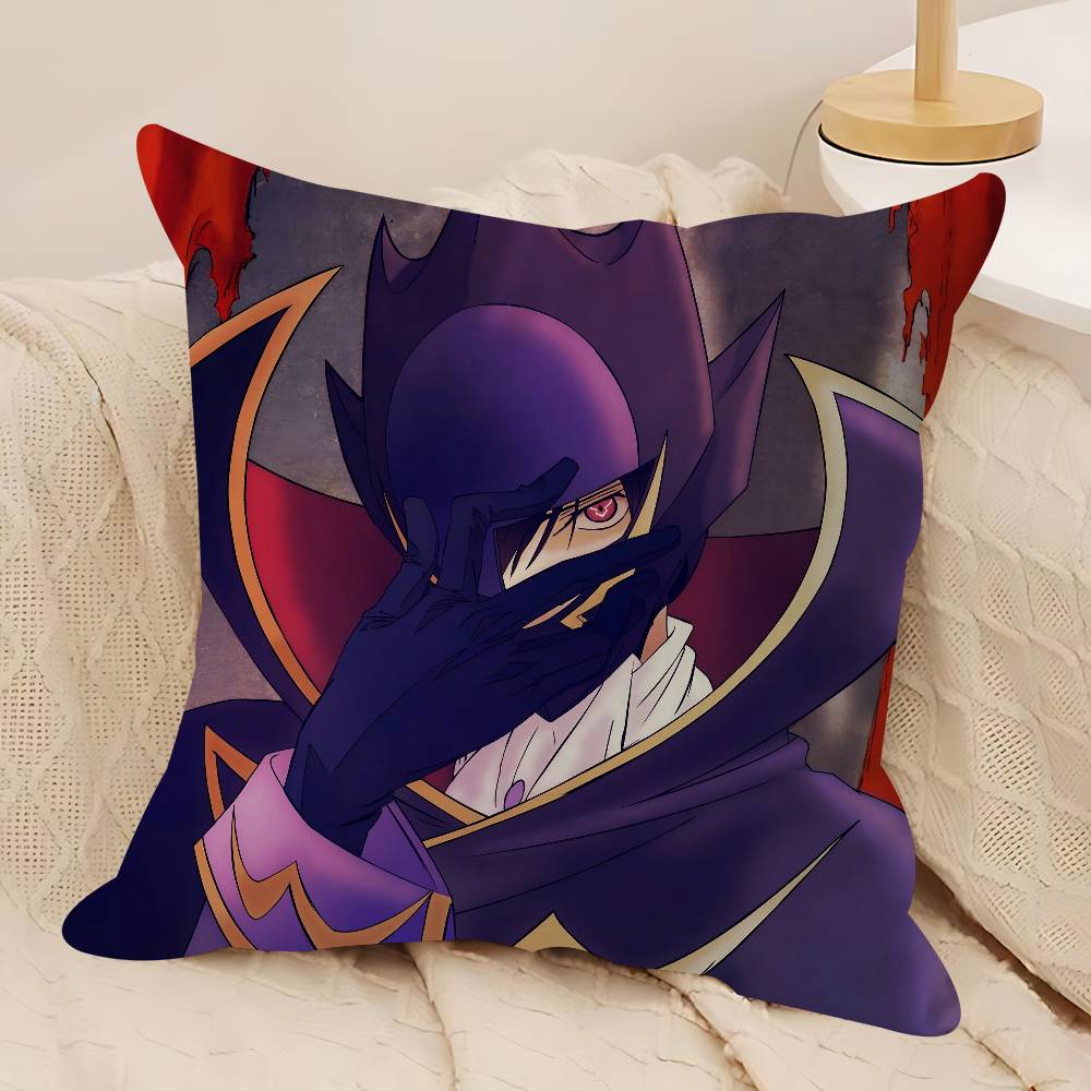 C-Code G-Geass Anime Maple Design Cushion Cover Happy Autumn Harvest Decor Holiday Decorati Pillow Cover
