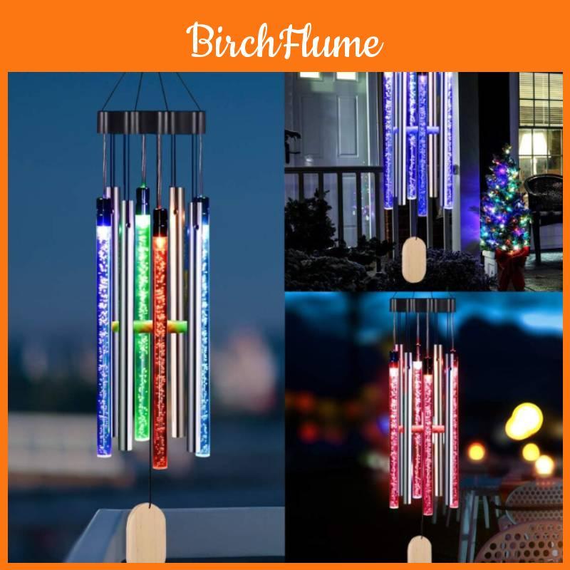 Солнечный Стеклянный Колокольчик-Свеча С LED Подсветкой Для Декора Сада На Открытом Воздухе