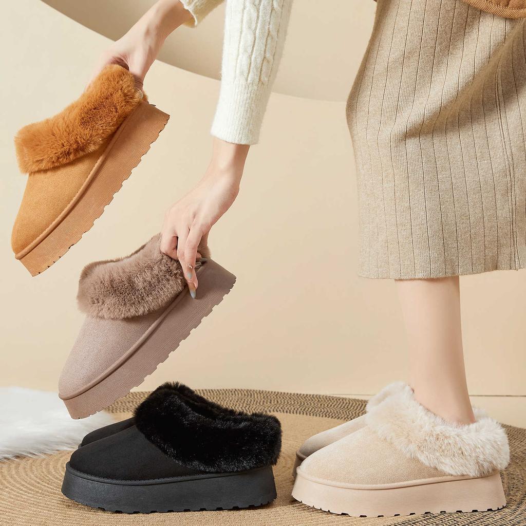 Женская модная теплая обувь с поддержкой свода стопы, толстой подошвой, мягкая, эластичная, удобная, с амортизацией, водонепроницаемая, нескользящая, повседневная, зимняя обувь, хлопковая обувь