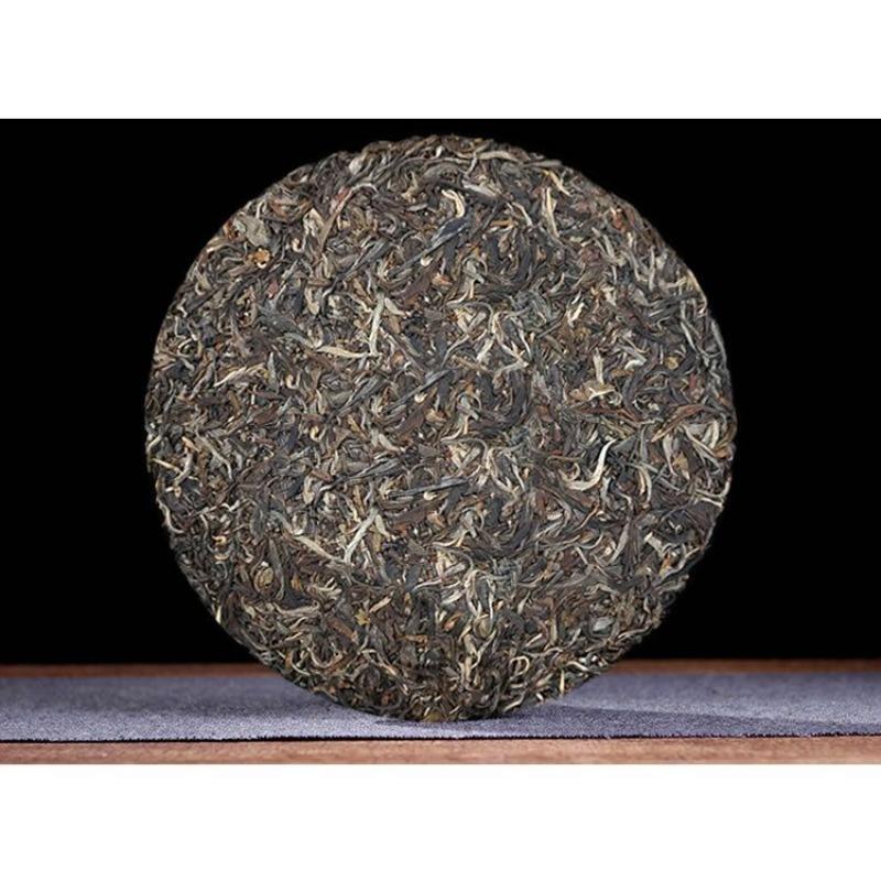 Чай пуэр из провинции Юньнань Мэнхай, сырой чай с коричневым горным деревом Иу, чайный пирог из семи семян, 357 г