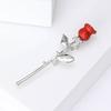 Простая мода темперамент роза ювелирные изделия тренд брошь женская одежда аксессуары брошь булавка кнопка