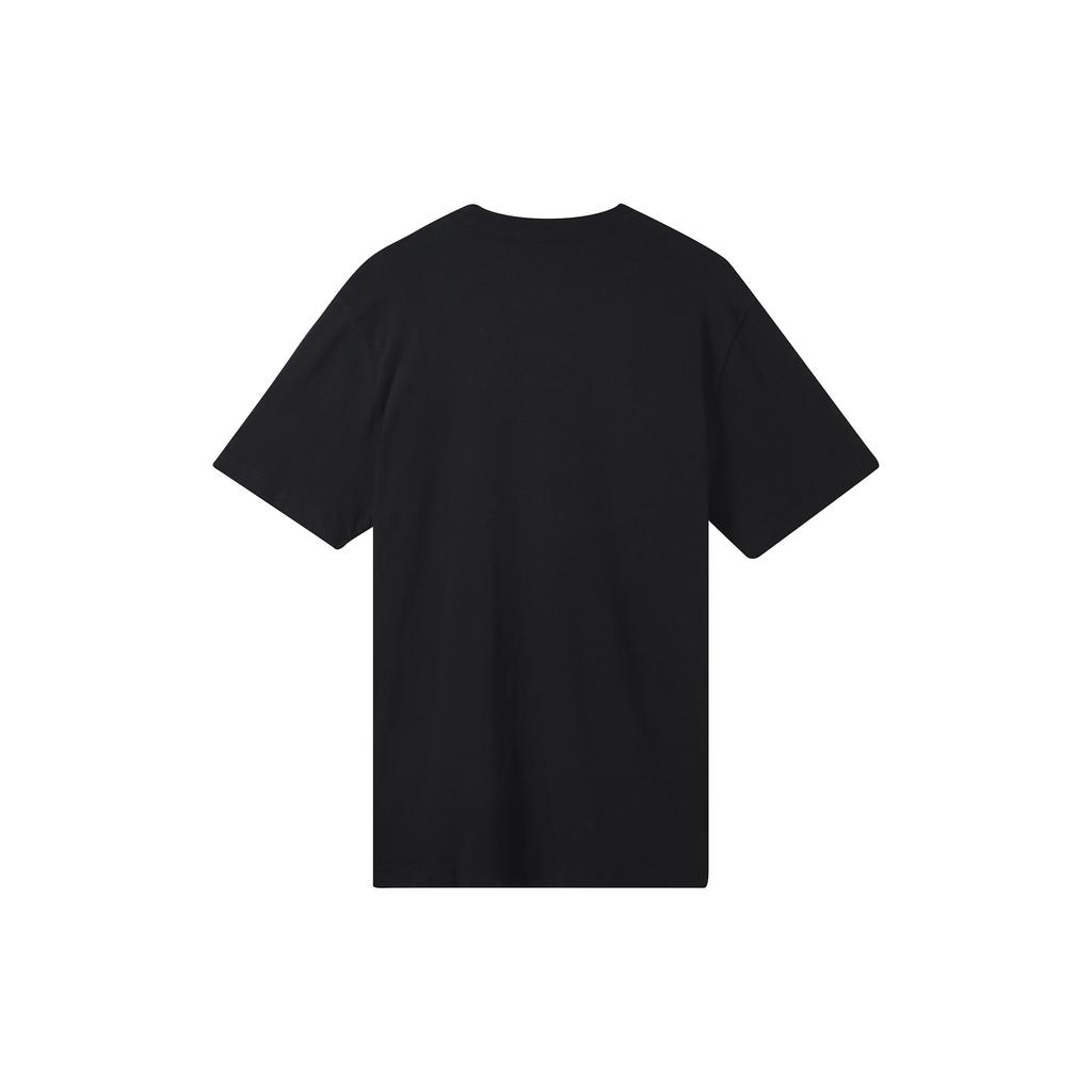 Nike T Shirts Men's Black Crew Neck Moderate Straight Fit FB9820-010