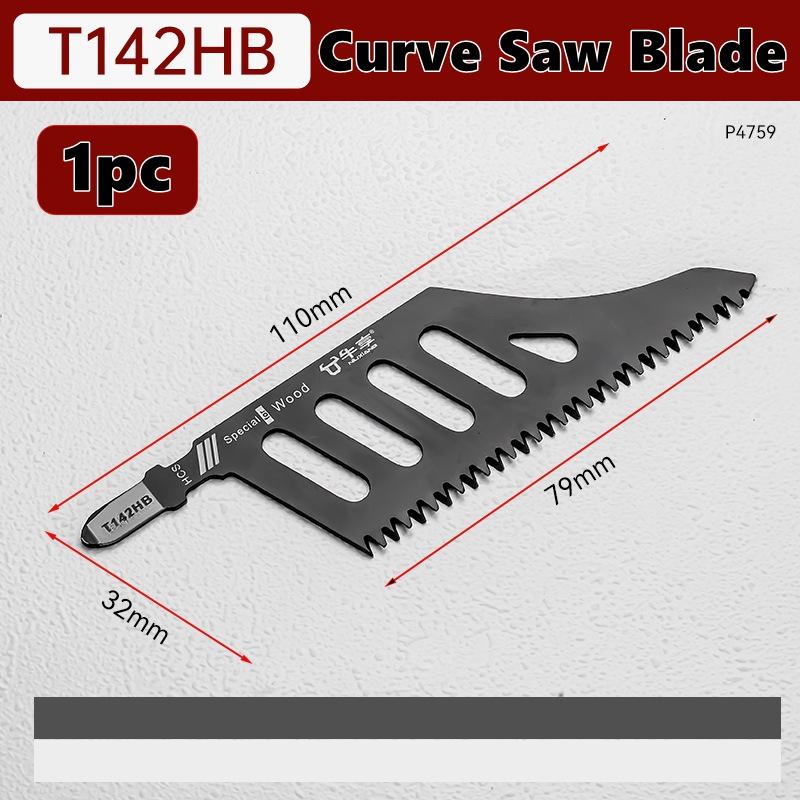 T142HB Curved Jigsaw Blade Flush Cutting Curved Reciprocating Saber Saw Blades For Precision T Shank Precision Jigsaw Blade