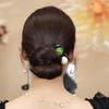 Three Tooth U-Shaped Hair Pin Plastic Meatball Disc Sturdy Hair Accessory  Hair Buns