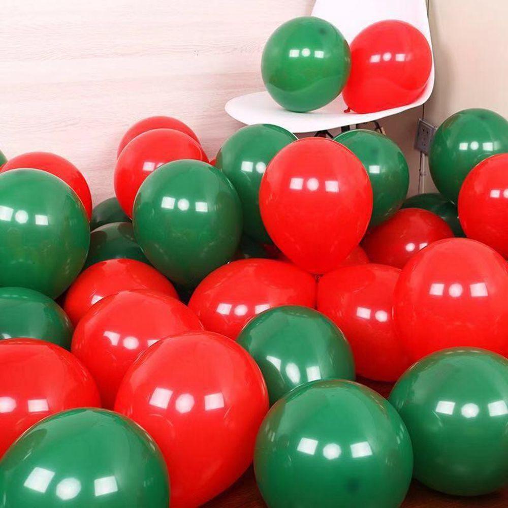 Рождественские латексные шары Золотые зеленые шары Конфетти Воздушные рождественские елки День рождения Детская вечеринка Украшения Свадебные принадлежности