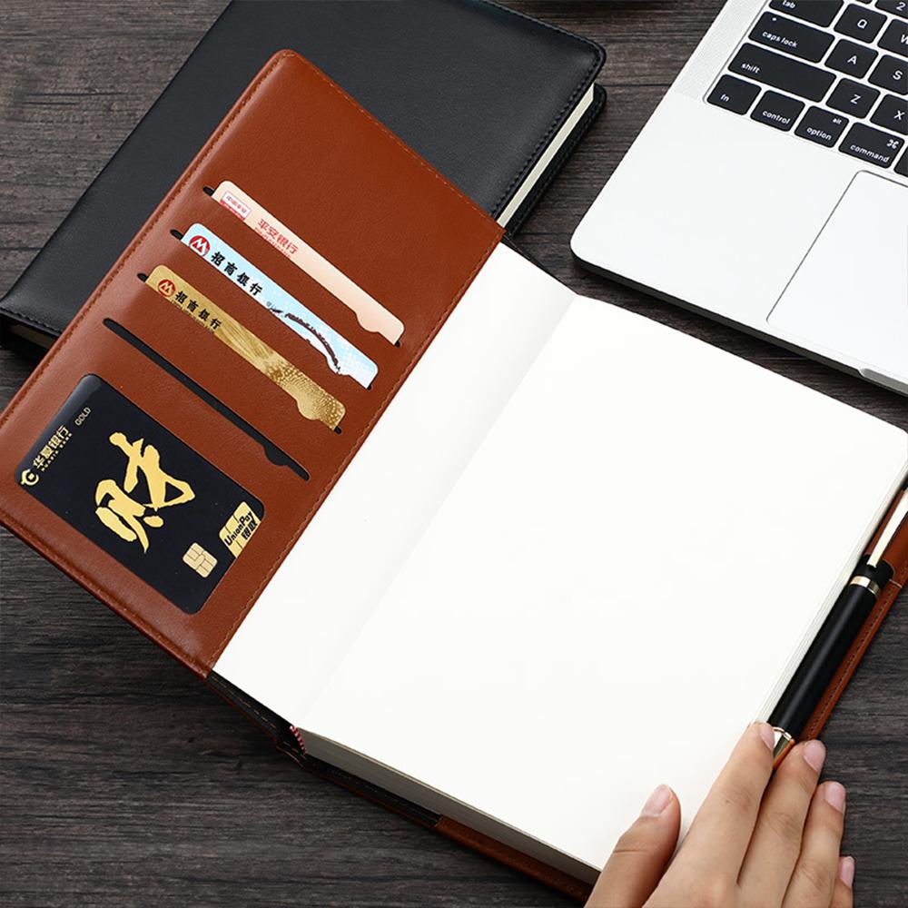 Деловой блокнот A5/B5 в твердом переплете, студенческий блокнот, ежедневник, протоколы совещаний, предметный блокнот, с отделением для карт, сменные внутренние страницы