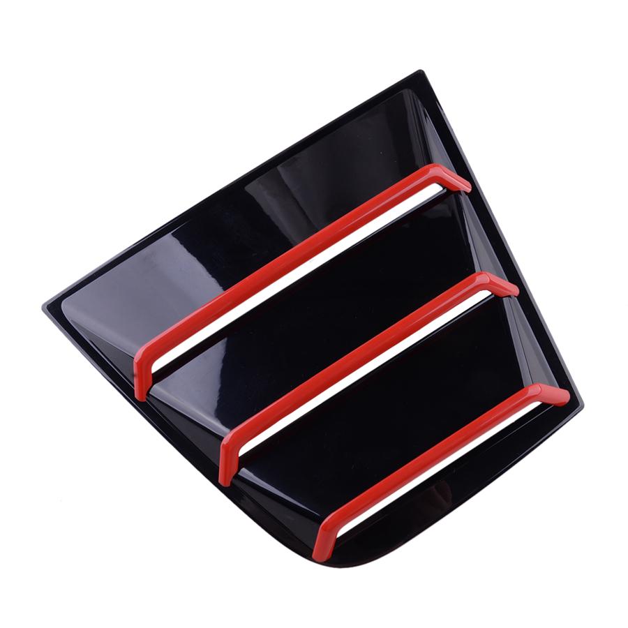 Черный+Красный Задний Боковой Жалюзи Крышка Накладка Для Dodge Charger 2011-2021