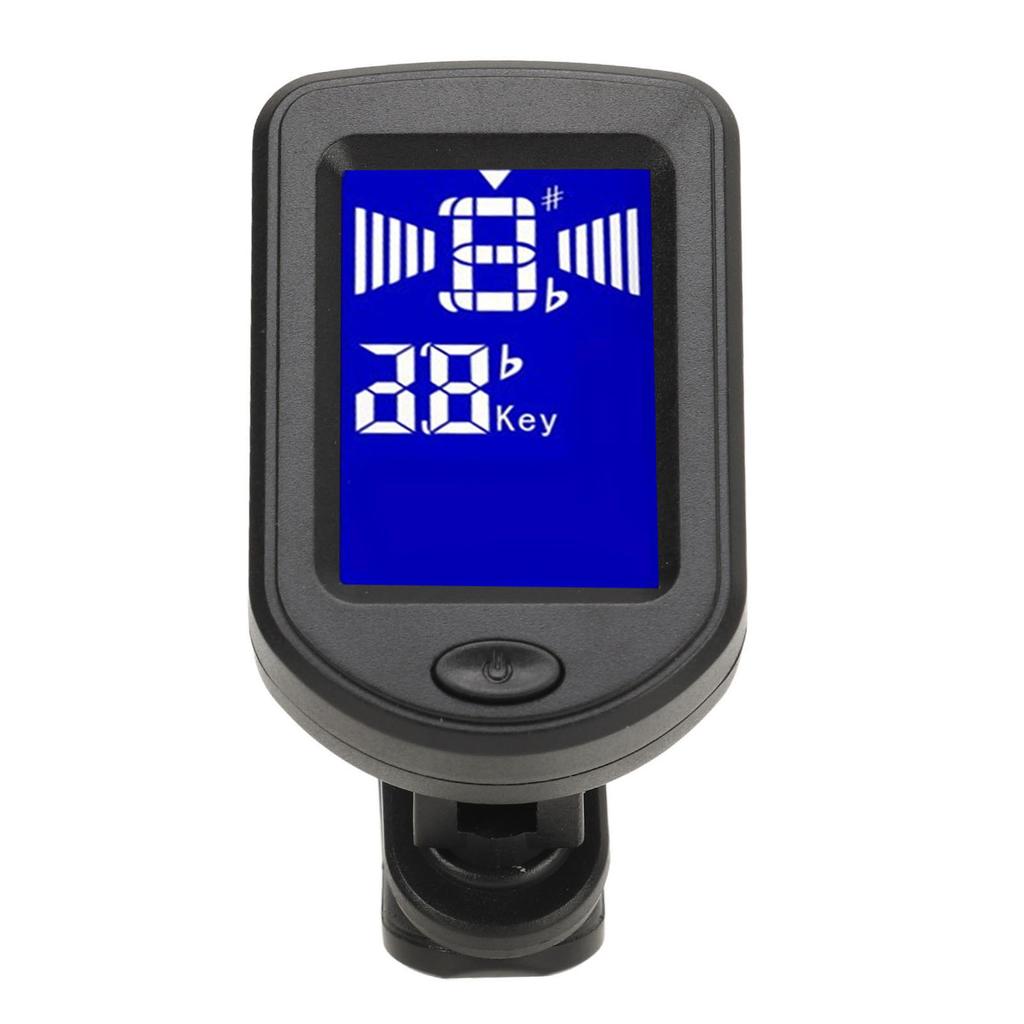 Цифровой электронный тюнер, многофункциональный, высокоточный, зажимной, для настройки струнных инструментов