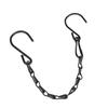 5pcs Black Iron Hanging Chains with S Hooks Mulitipurpose Plant Hangers for Bird Feeders Lanterns Flower Baskets Home Garden Decoration 10PCS