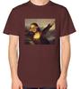 Mona Lisa Dabbing Unisex T-Shirt Funny Famous Painting Top