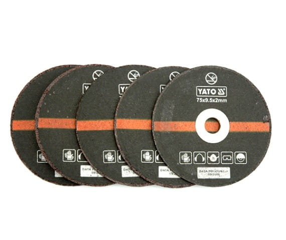 Yato Metal Disc 75Mm Set Of 5 For Pneumatic Cutter 0994
