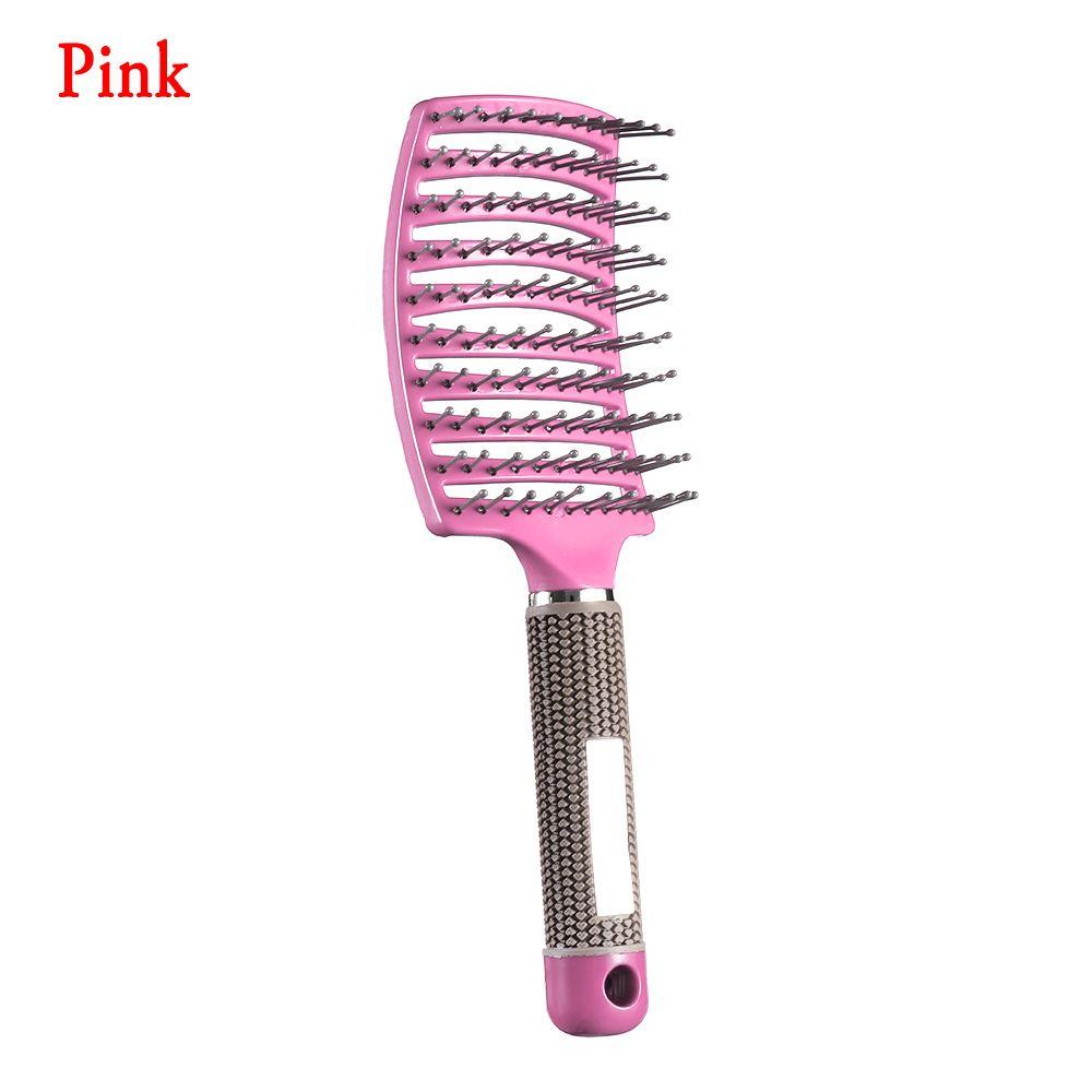 Wide tooth Curls and straight  Hair Comb Hairdressing Styling Tools Anti-static  Massager Brush