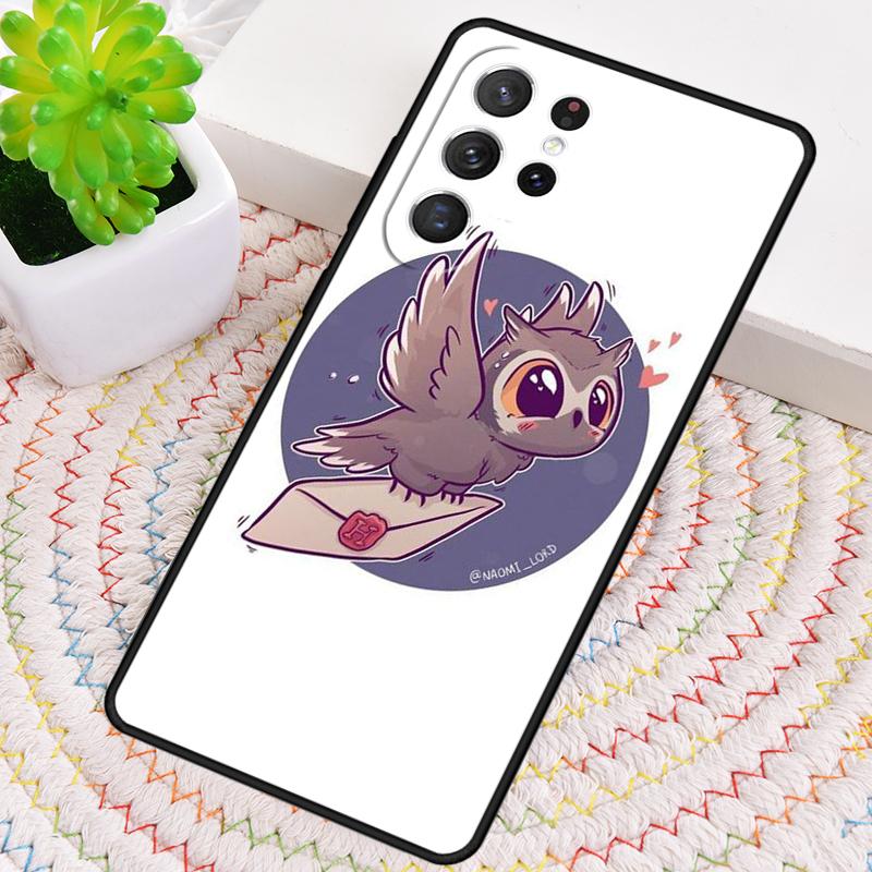 Магическая сова Силиконовый чехол для телефона для Samsung Galaxy note 10 pro S26 S25 S24 S23 S22 S21 Plus S25Ultra Capa Чехол