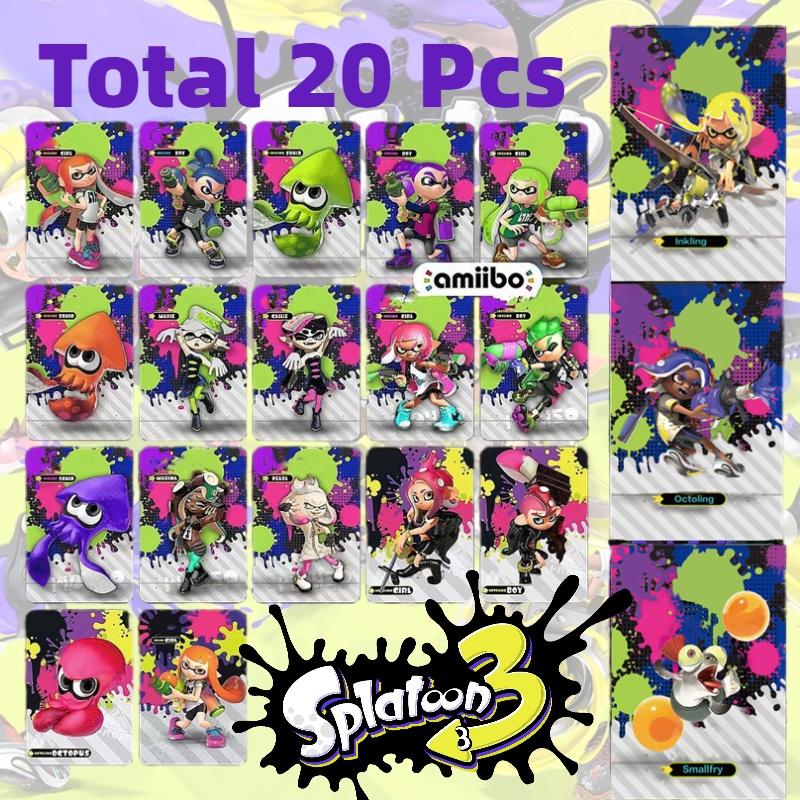 Набор карточек Amiibo Jet Warrior для Splatoon3 для Nintendo Switch Ограниченное издание Включены карточки одежды