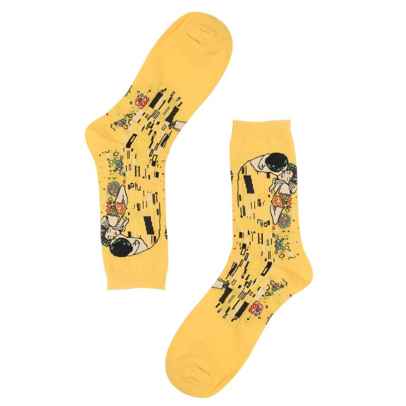 New Arrival Fashion Socks Crew Cotton Socks Famous Oil Painting Art Socks Women Men Unisex Socks