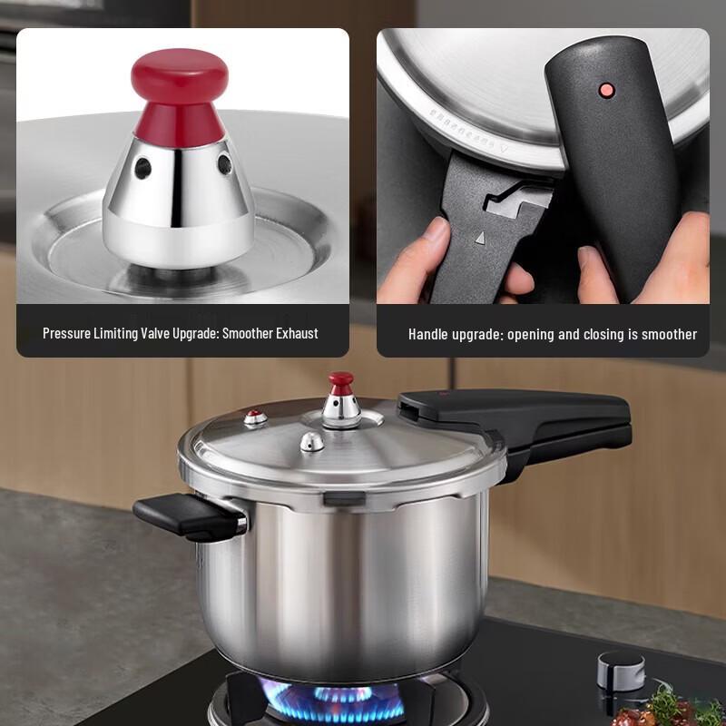ASD 4L 304 Stainless Steel Explosion-Proof Pressure Cooker