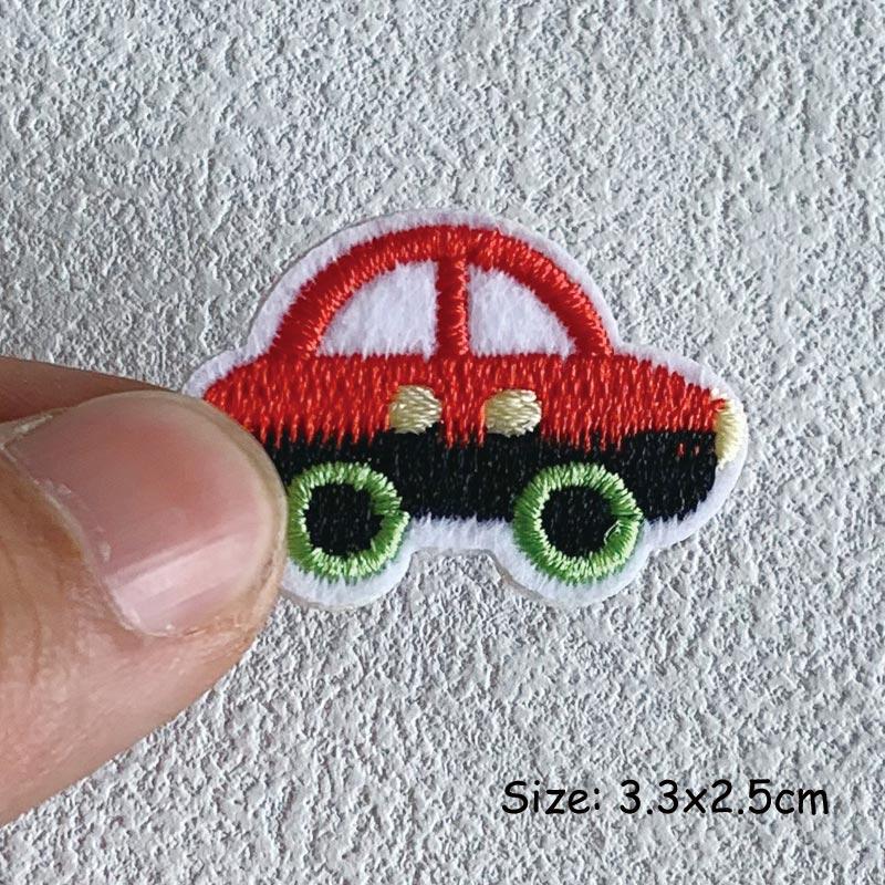Cartoon Animals Embroidered Iron Patch For Clothing DIY Striped Sewing Patch