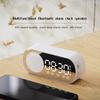 New Wireless Bluetooth Card Insertion Speaker Home Alarm Clock Outdoor Portable Mini Radio