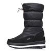 White Women Boots Winter Shoes Warm Plush Mid-calf Boots Waterproof Rubber Non-slip Platform Snow Boots Female Plus Size 42