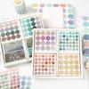25 шт. наклейки для скрапбукинга яркие легко очищаемые съемные наклейки декоративные точечные наклейки фотоальбом цветной блокнот