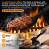 Silicone Steak Turner Spatula 2-in-1 Non Slip Heat Resistant For Grilling And Flipping